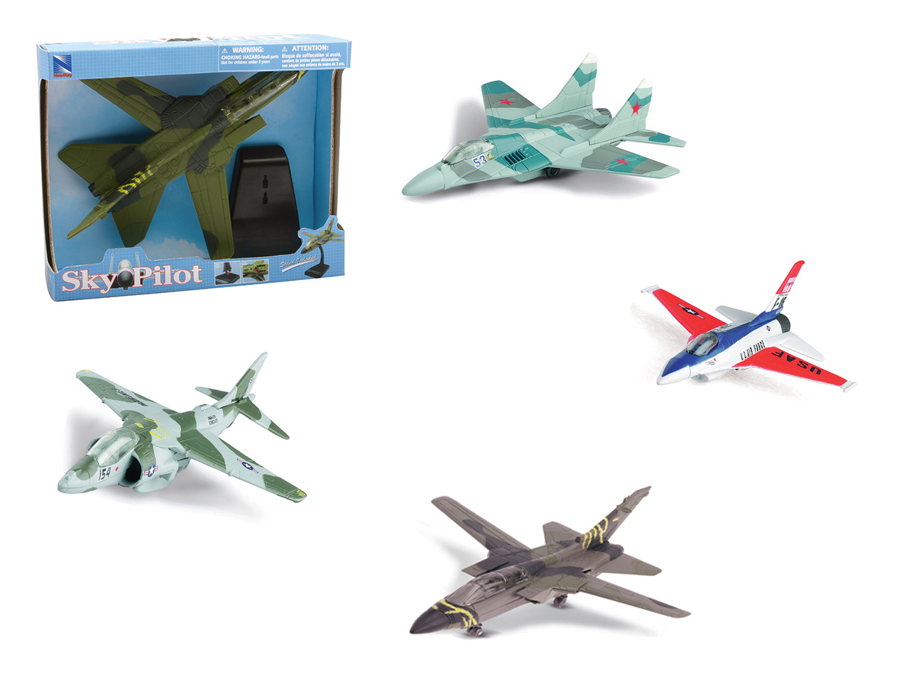 AEREO SKYPILOT 1:72 4 PLASTIC STAND ASS. 21233