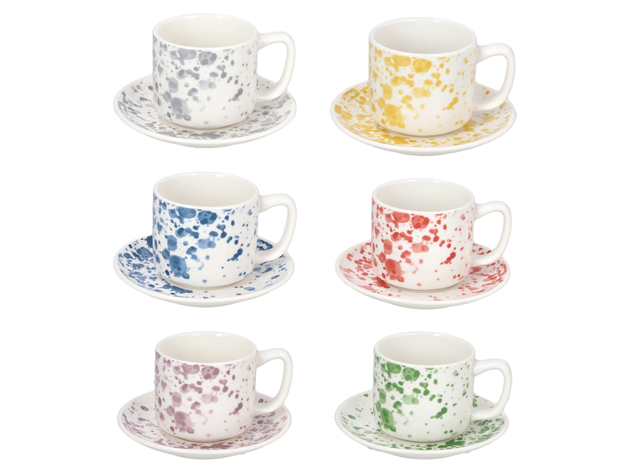 APULIA TAZZE CAFFE’ 6PZ C/PIATTINO IV68501M266 APULIA TAZZE CAFFE’ 6PZ C/PIATTINO IV68501M266