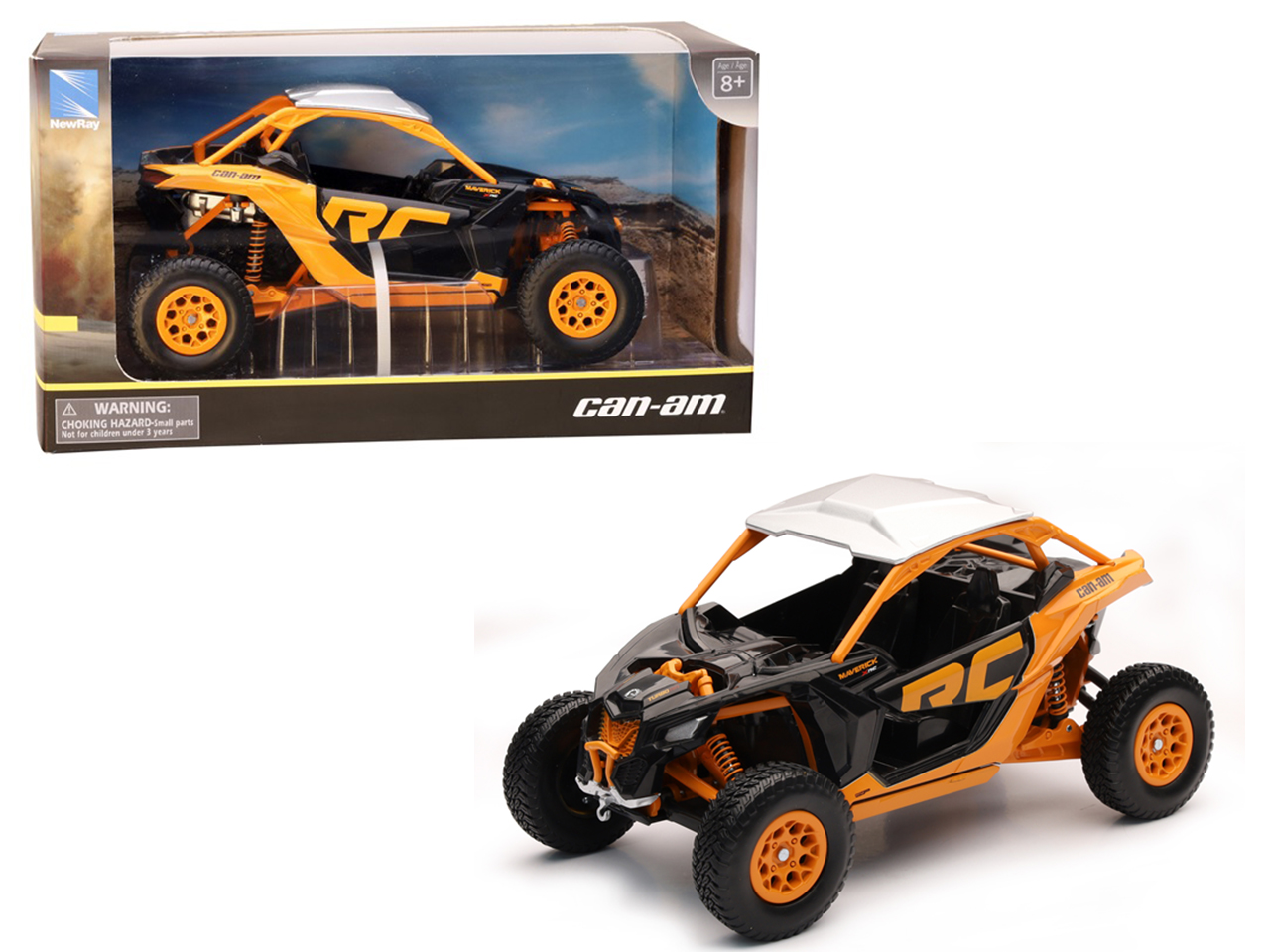 AUTO CAN-AM MAVERICK X3 RC ORANGE 1:18 58283