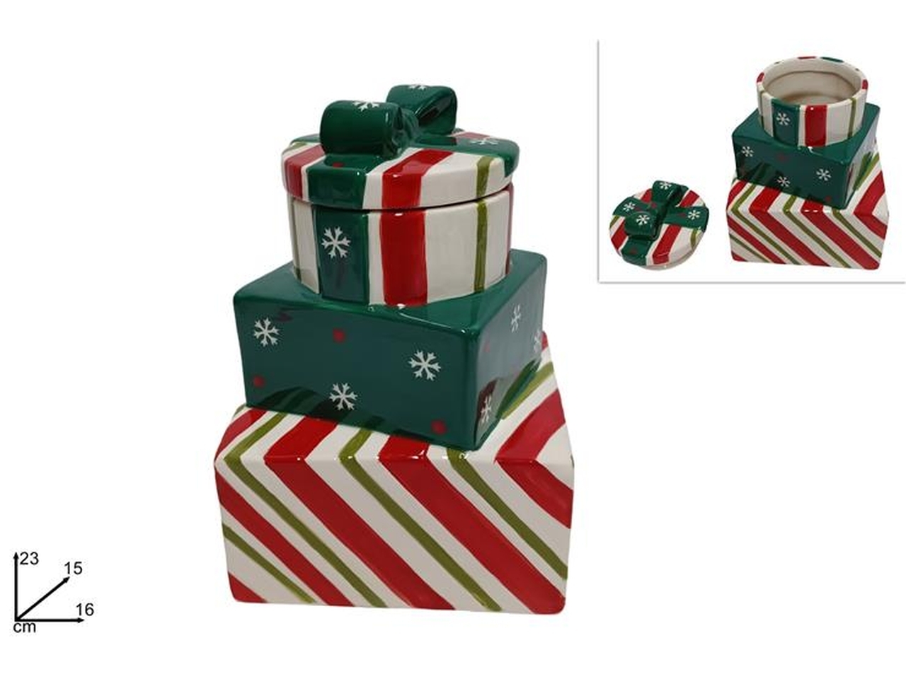 BARATTOLO PACCHI REGALO 16X23CM XNA24007811