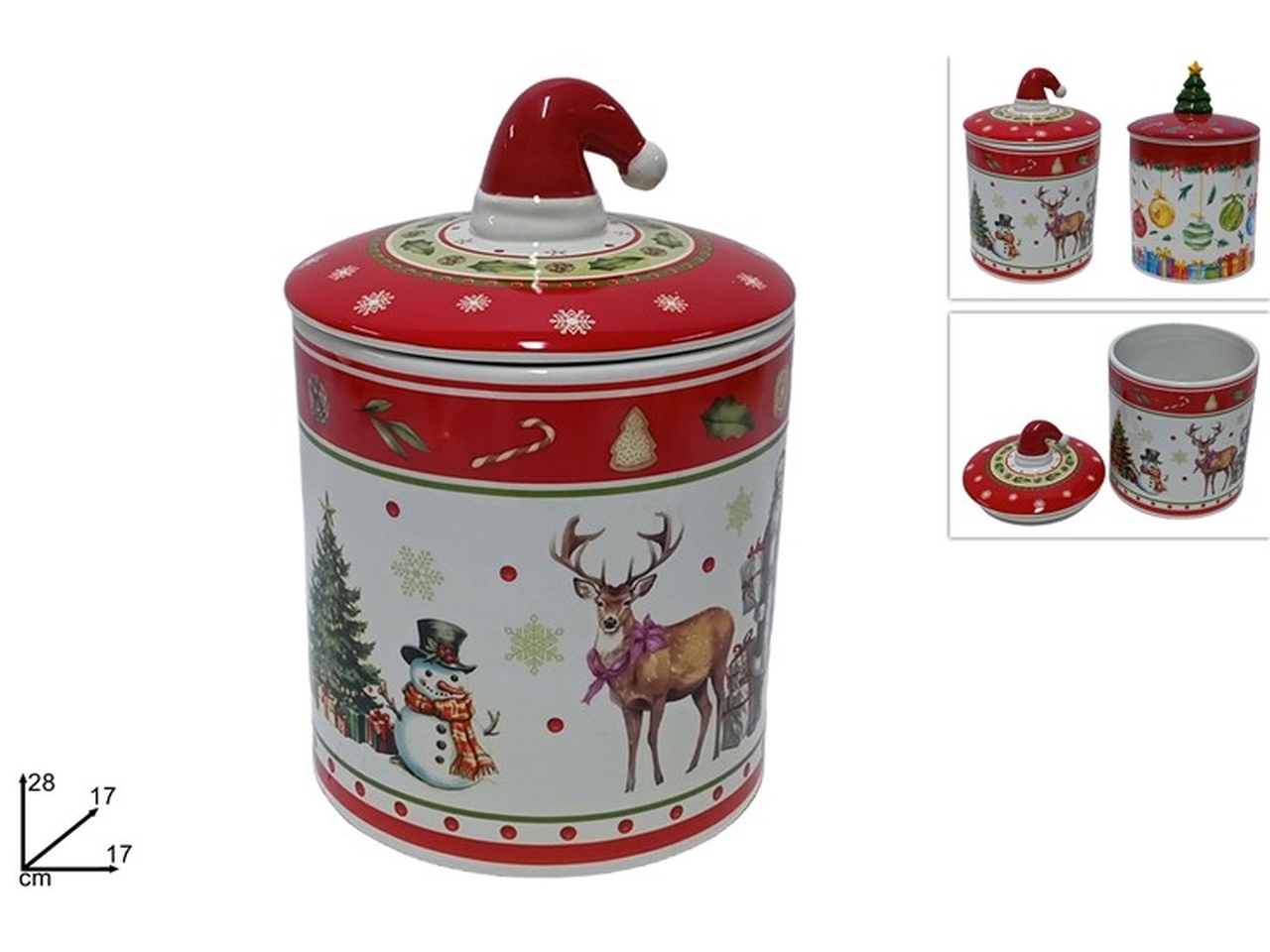 BARATTOLO NATALIZIO 28x17CM 2ASS. XNA19025921 BARATTOLO NATALIZIO 28x17CM 2ASS. XNA19025921