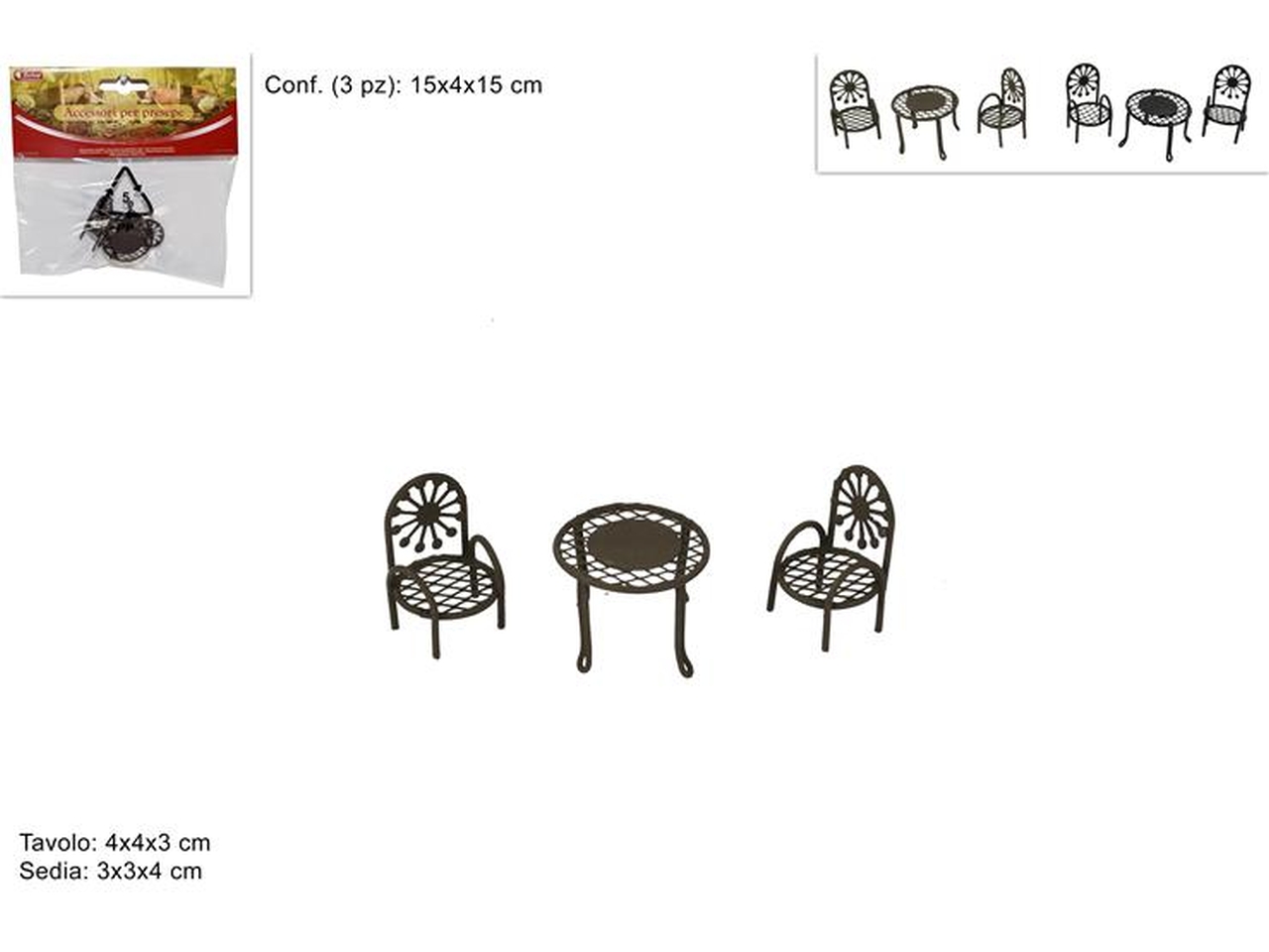 TAVOLINO C/2 SEDIE METALLO 2COL. XNA21022261 TAVOLINO C/2 SEDIE METALLO 2COL. XNA21022261