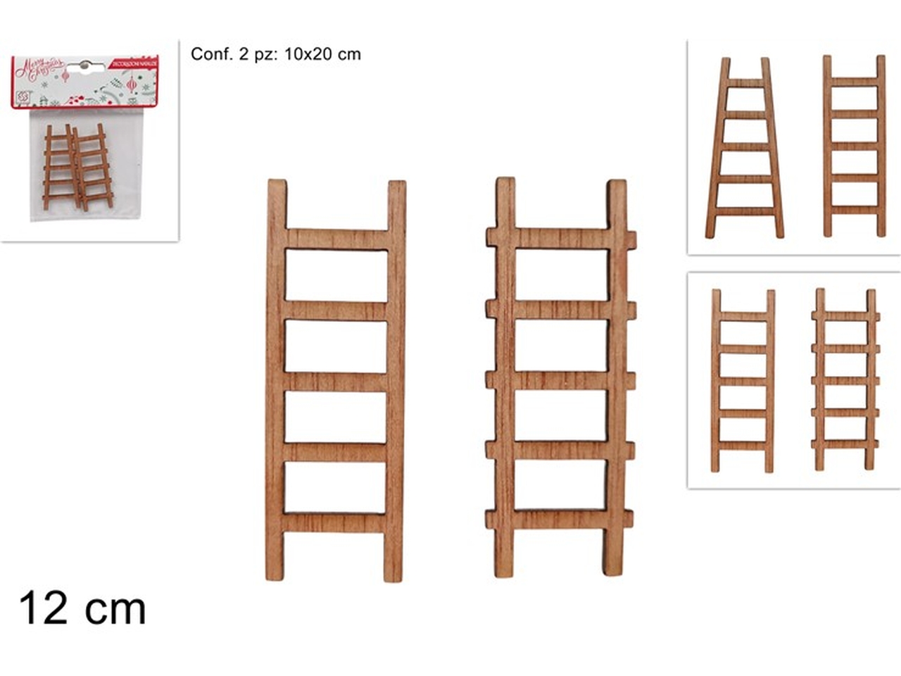 SCALETTE IN LEGNO 12CM 2PZ 2ASS. XNA24072311 SCALETTE IN LEGNO 12CM 2PZ 2ASS. XNA24072311