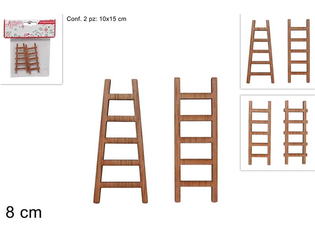SCALETTE IN LEGNO 8CM 2PZ 2ASS. XNA24072301 SCALETTE IN LEGNO 8CM 2PZ 2ASS. XNA24072301
