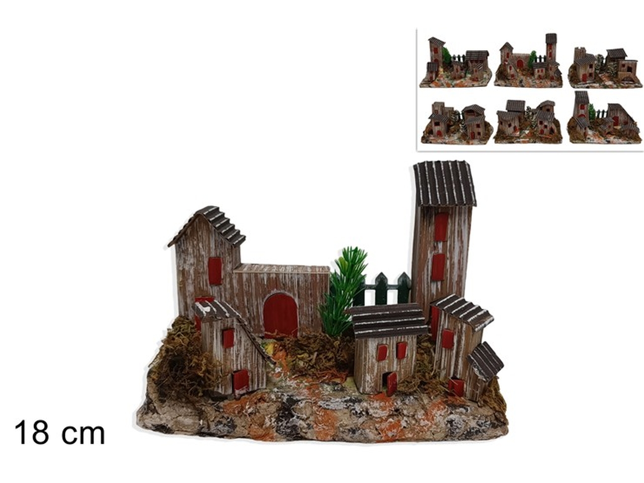 AMBIENTAZIONE CASOLARI 18CM 6ASS XNA23053941 AMBIENTAZIONE CASOLARI 18CM 6ASS XNA23053941