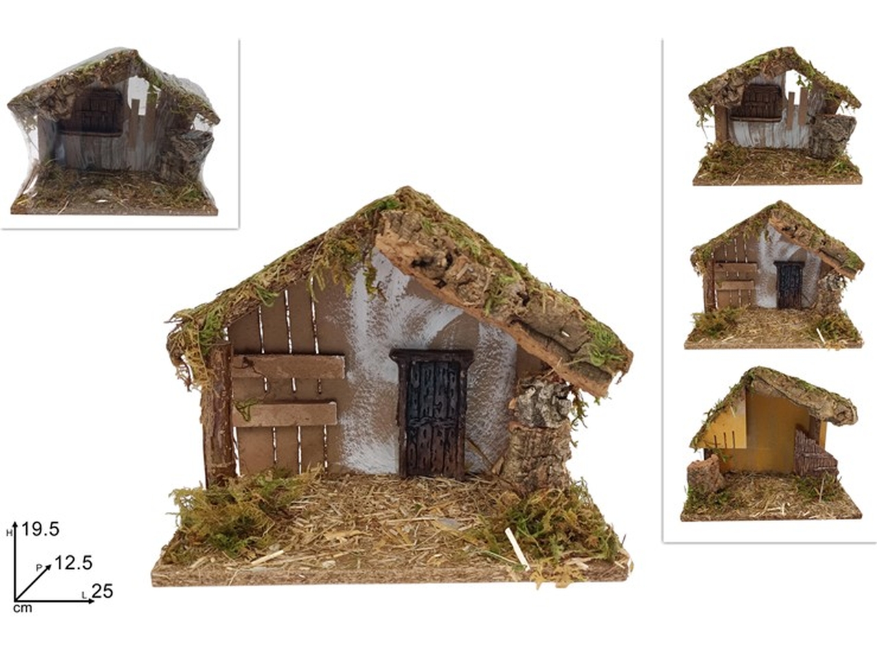 CAPANNA C/MUSCHIO/SUGH.25XH.19,5CM ASS.XNA24071081 CAPANNA C/MUSCHIO/SUGH.25XH.19,5CM ASS.XNA24071081