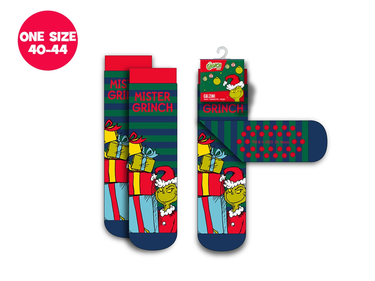 GRINCH CALZINI ANTISCIVOLO E13884 MC