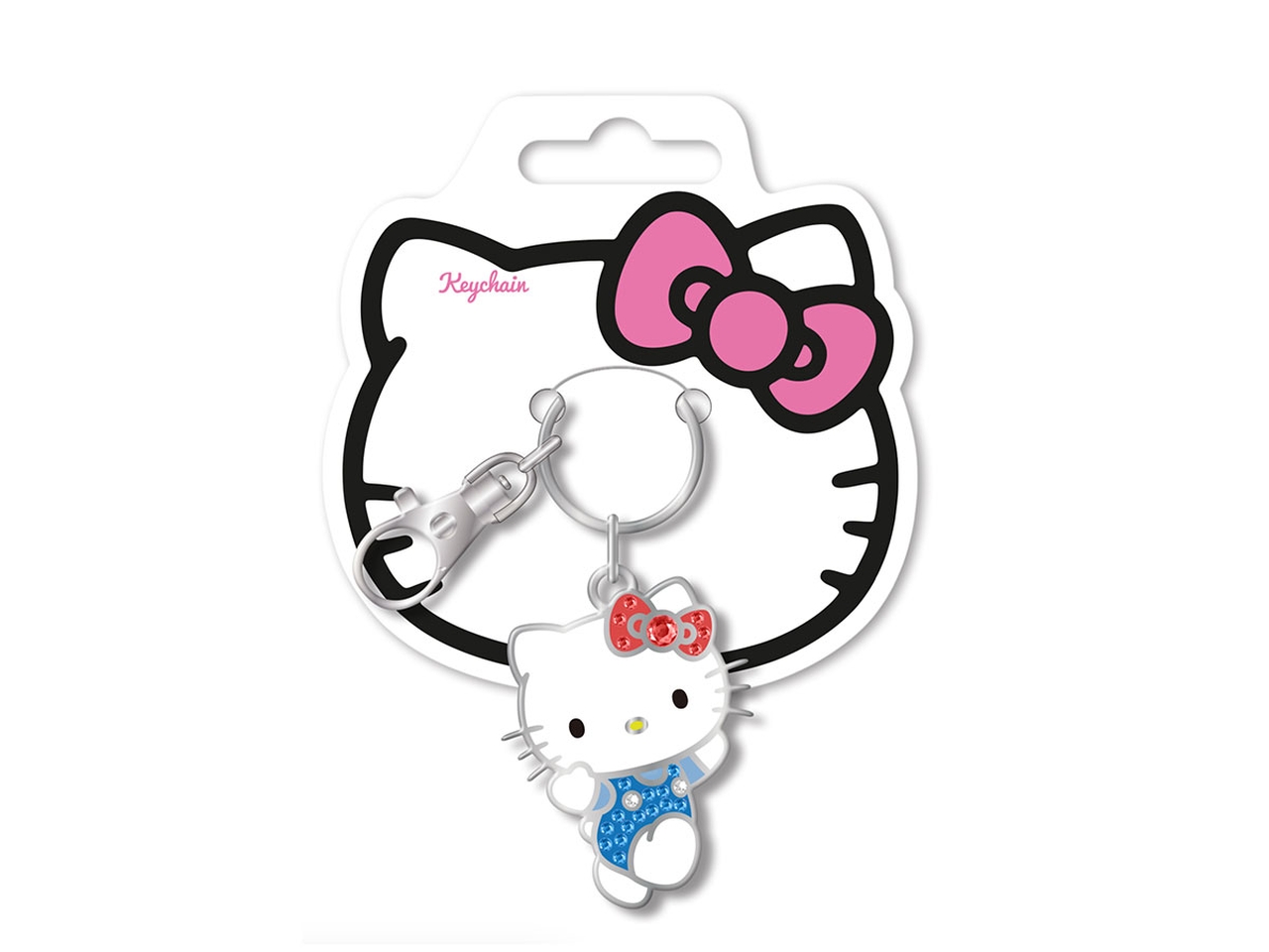 HELLO KITTY PORTACHIAVI CON STRASS H14025 MC