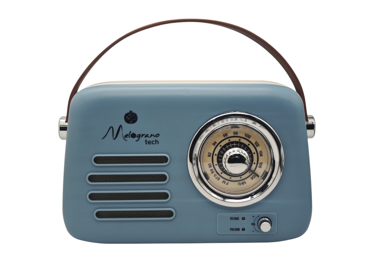 RADIO VINTAGE BLUETOOTH BLU 22X9X19CM 1432002