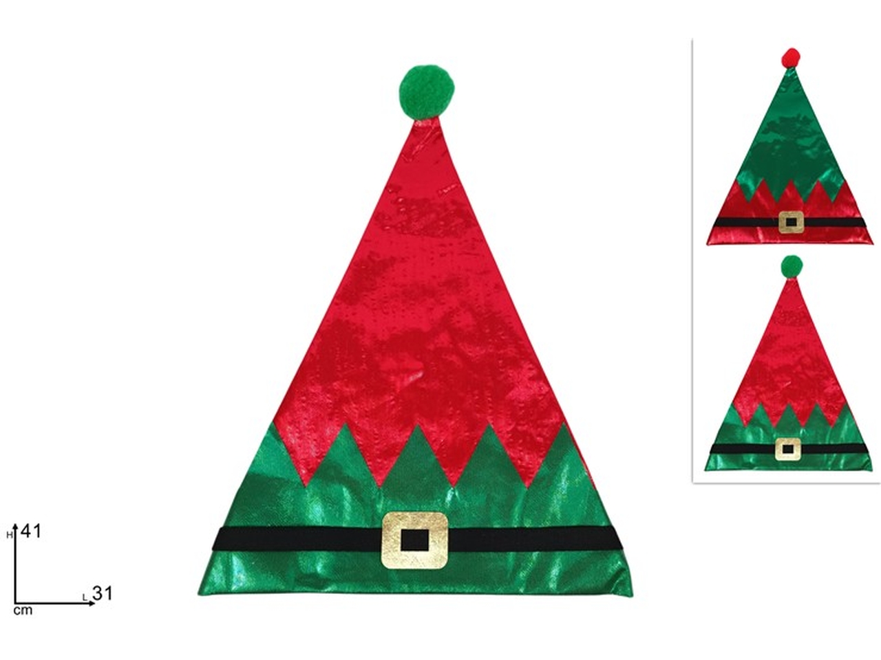 CAPPELLO ELFO 31XH.41CM 2 COLORI XNA25000941