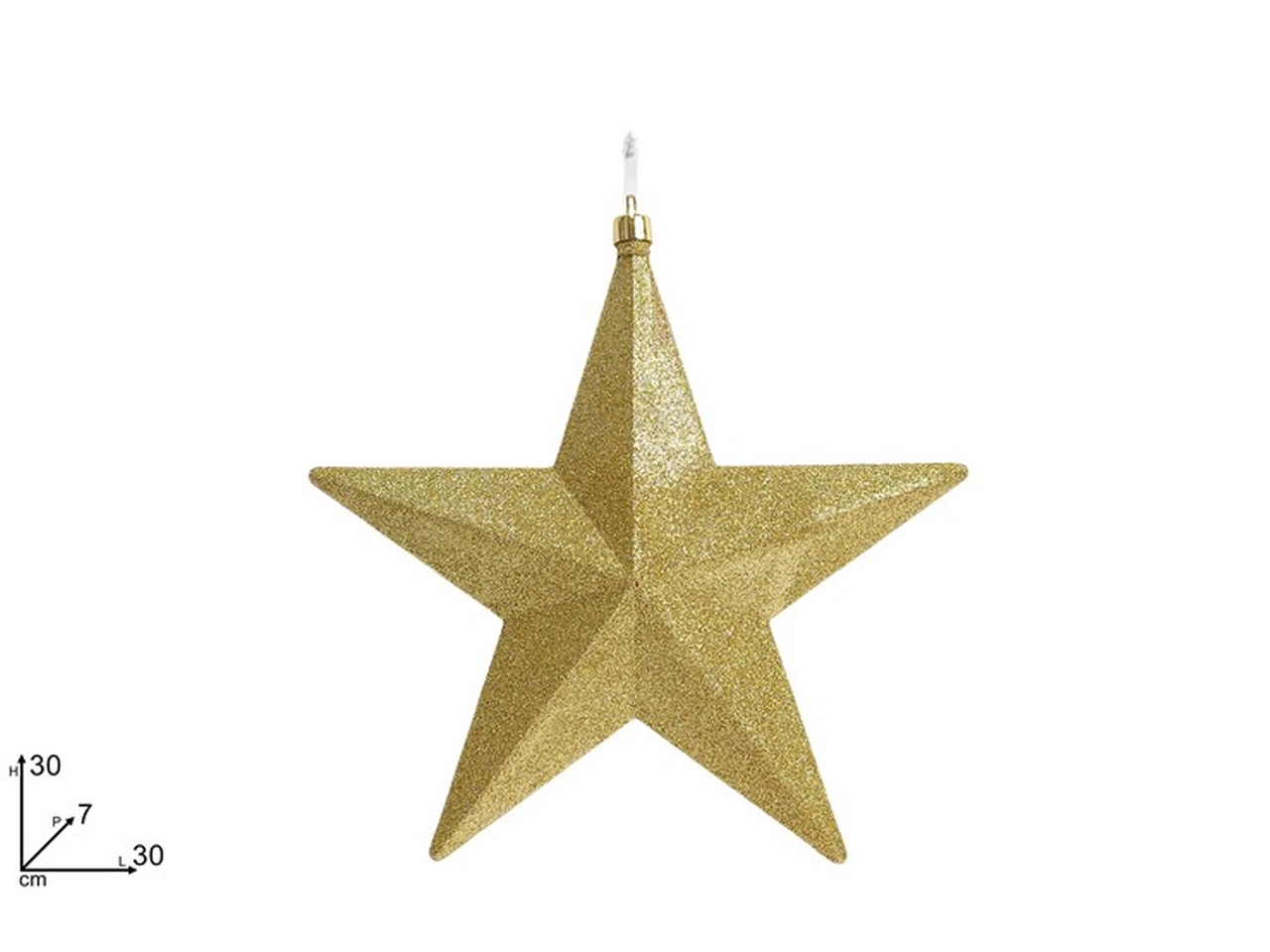 APPENDINO STELLA 30CM GLITTER OROXNA25003601