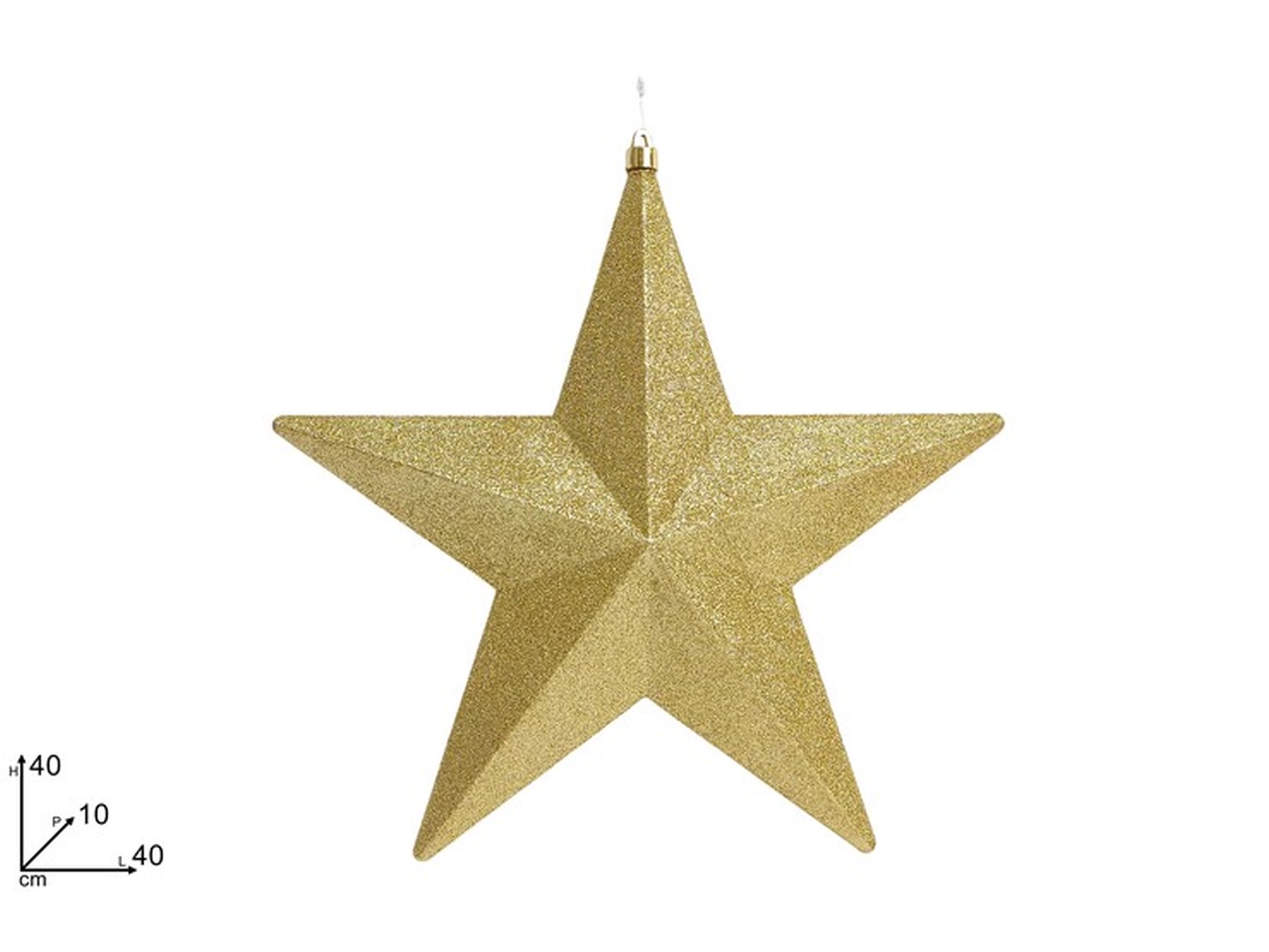 APPENDINO STELLA 40CM GLITTER OROXNA25003611