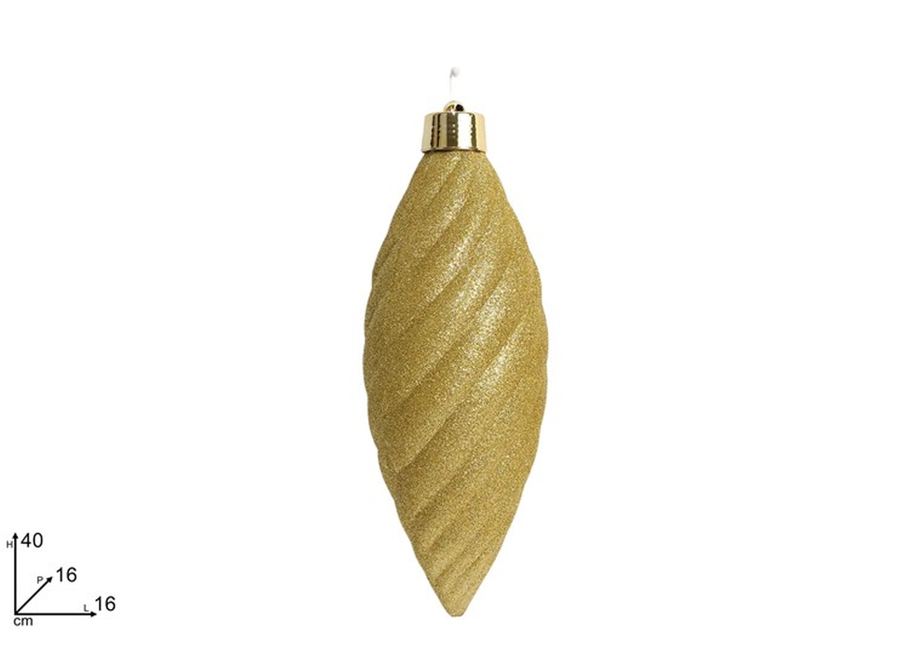 APPENDINO GOCCIA 40CM GLITTER OROXNA25003911