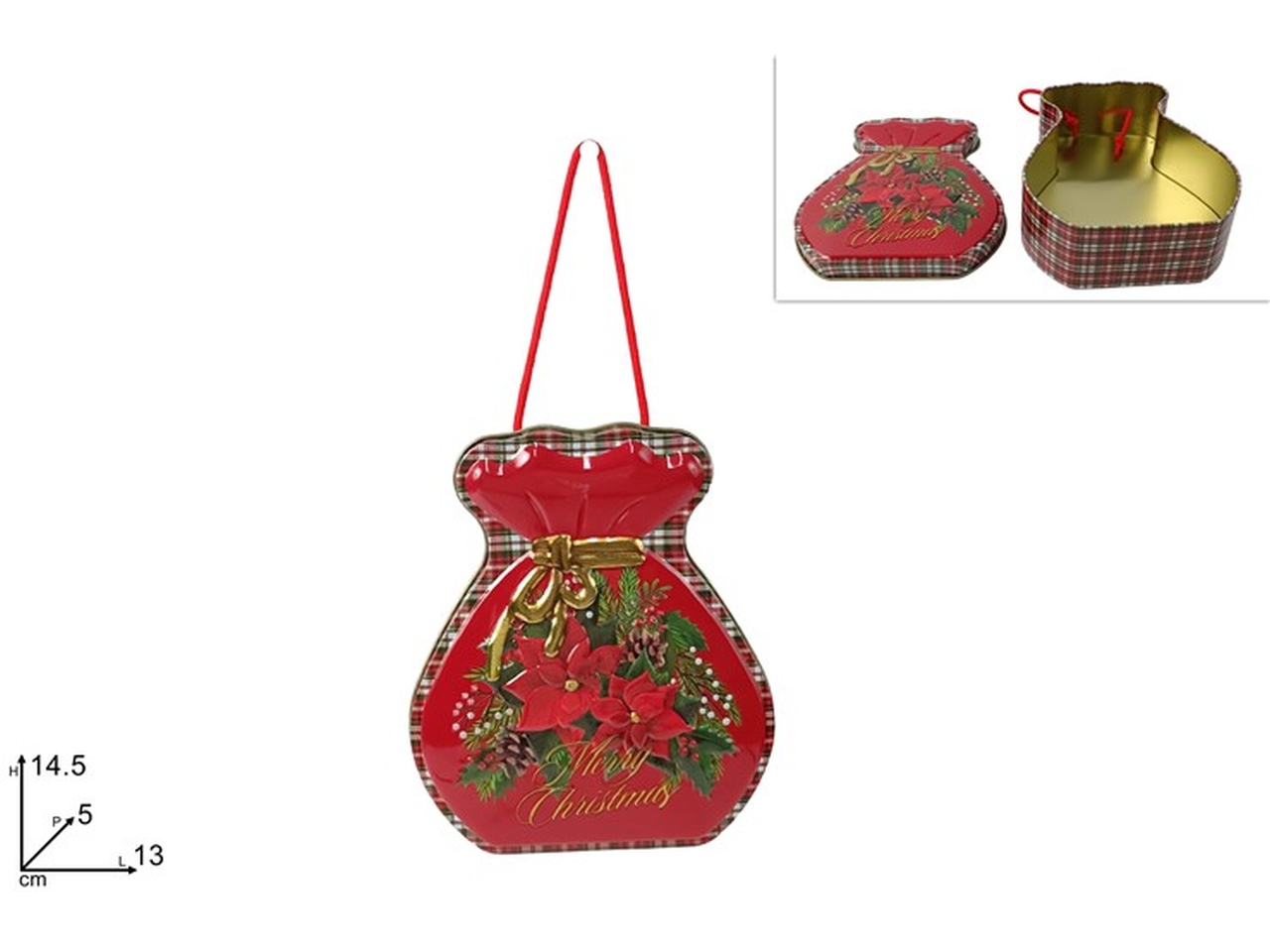 SCATOLA SACCO LATTA 13XH.14,5CM ROSSA XNA24017211 SCATOLA SACCO LATTA 13XH.14,5CM ROSSA XNA24017211