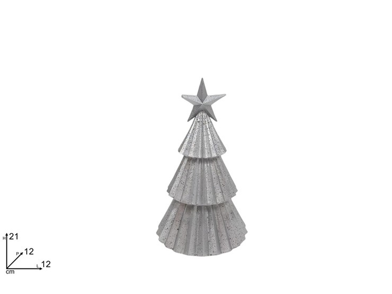 ALBERO 21CM GLITTERATO SILVER XNA25002921 ALBERO 21CM GLITTERATO SILVER XNA25002921
