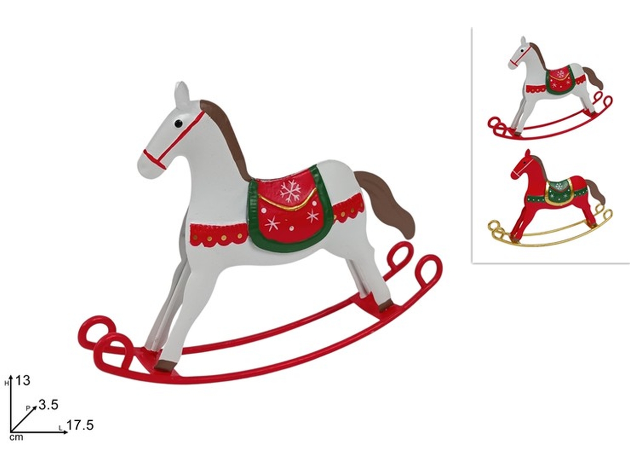 CAVALLO A DONDOLO LATTA 17,5CM 2COL. XNA24043761