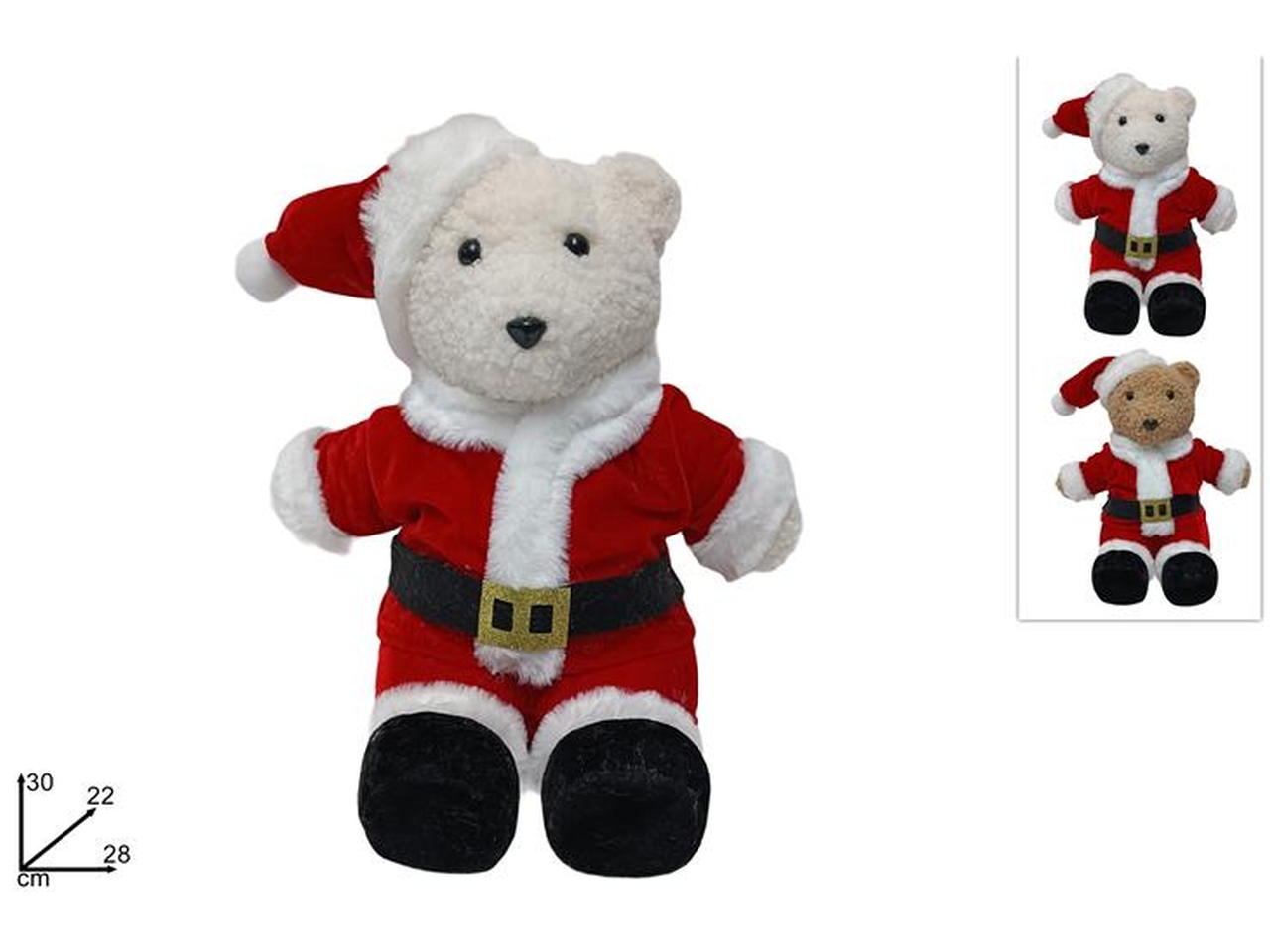 ORSETTO 30CM PELUCHE SEDUTO 2 COLORI XNA23071411