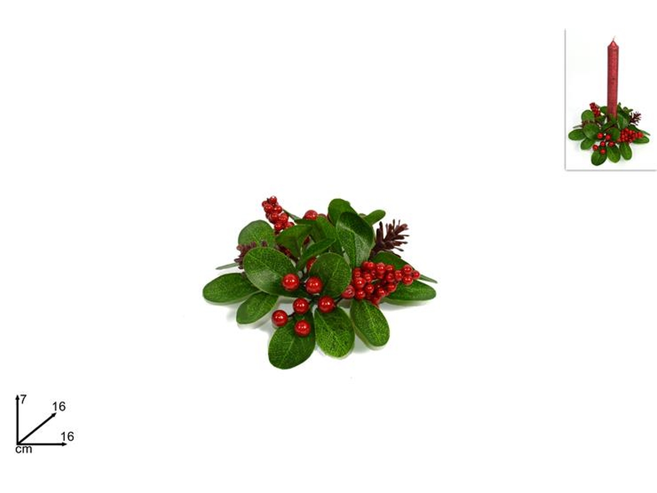 GIROCANDELA 16CM C/BACCHE XNA15009251 GIROCANDELA 16CM C/BACCHE XNA15009251