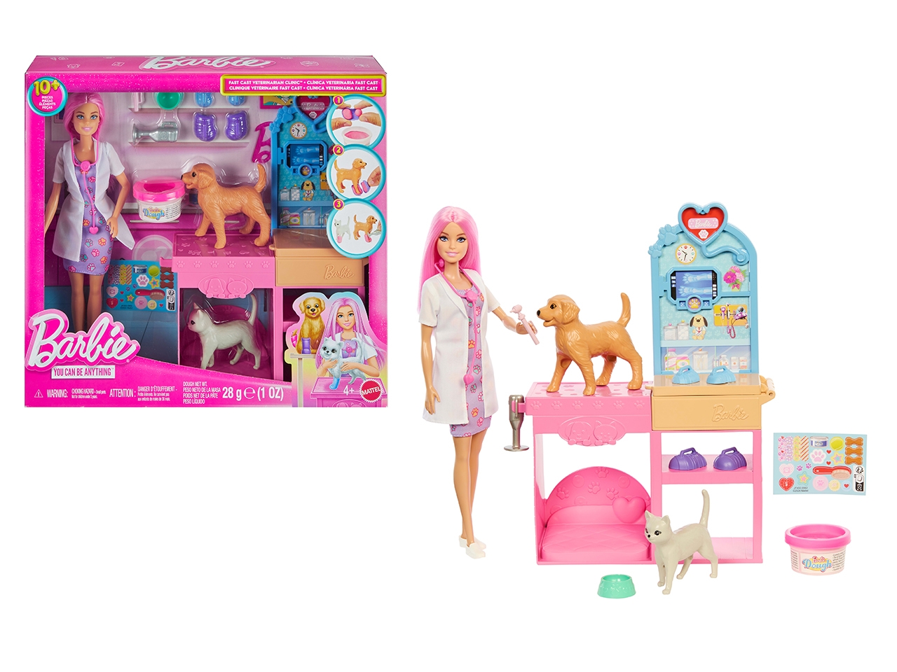 BARBIE FST CST PET VET CLNC JFX93-0