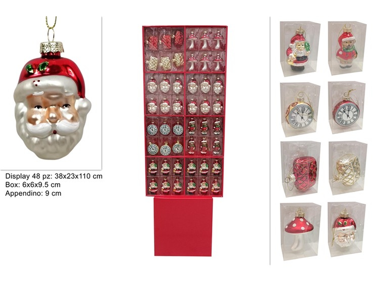 APPENDINO VETRO 9CM SOGGETTIASS. XNA24032421