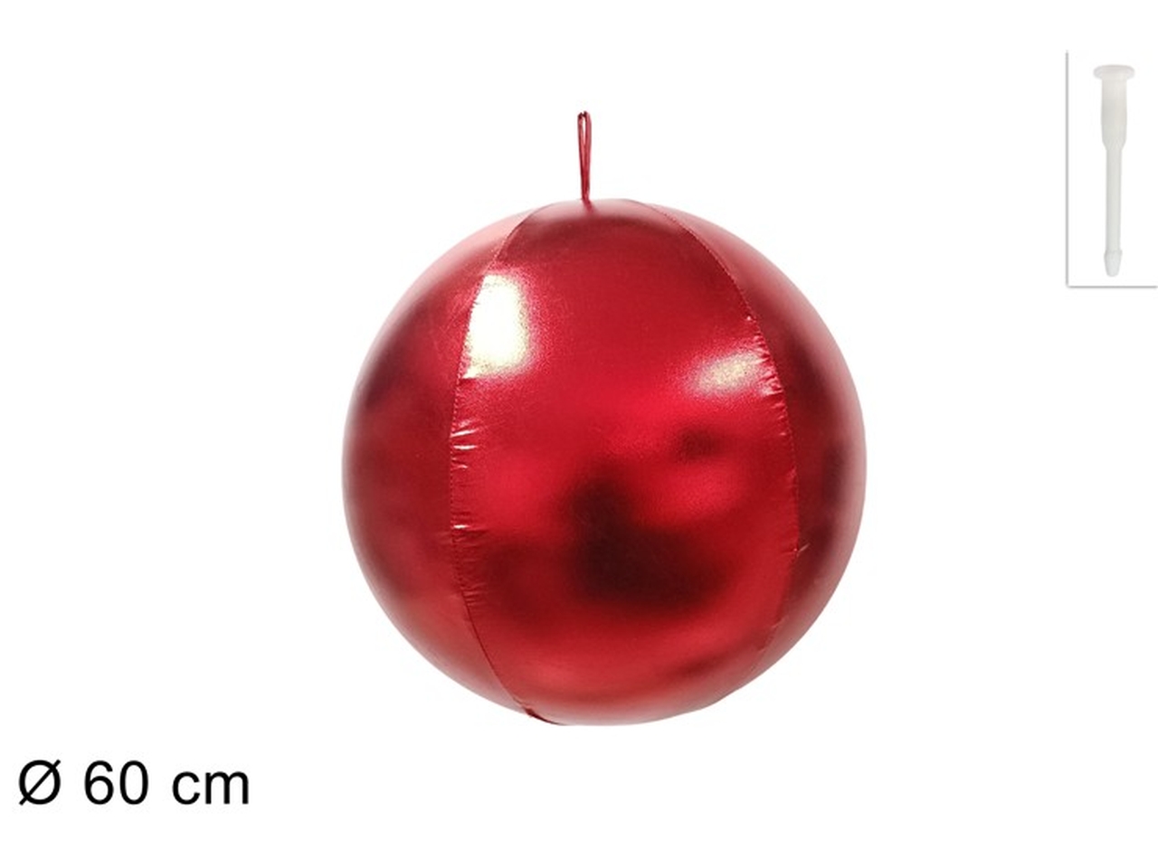 PALLA GONFIABILE 60CM ROSSO XNA24017521