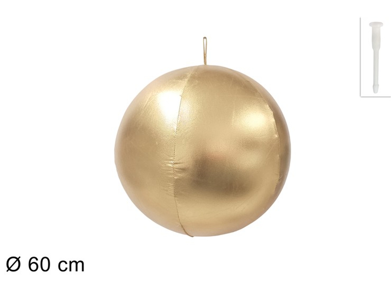 PALLA GONFIABILE 60CM ORO XNA24017531