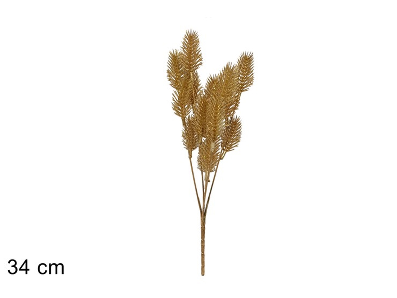 RAMO PINO 34CM GLITTERATI ORO XNA24018561