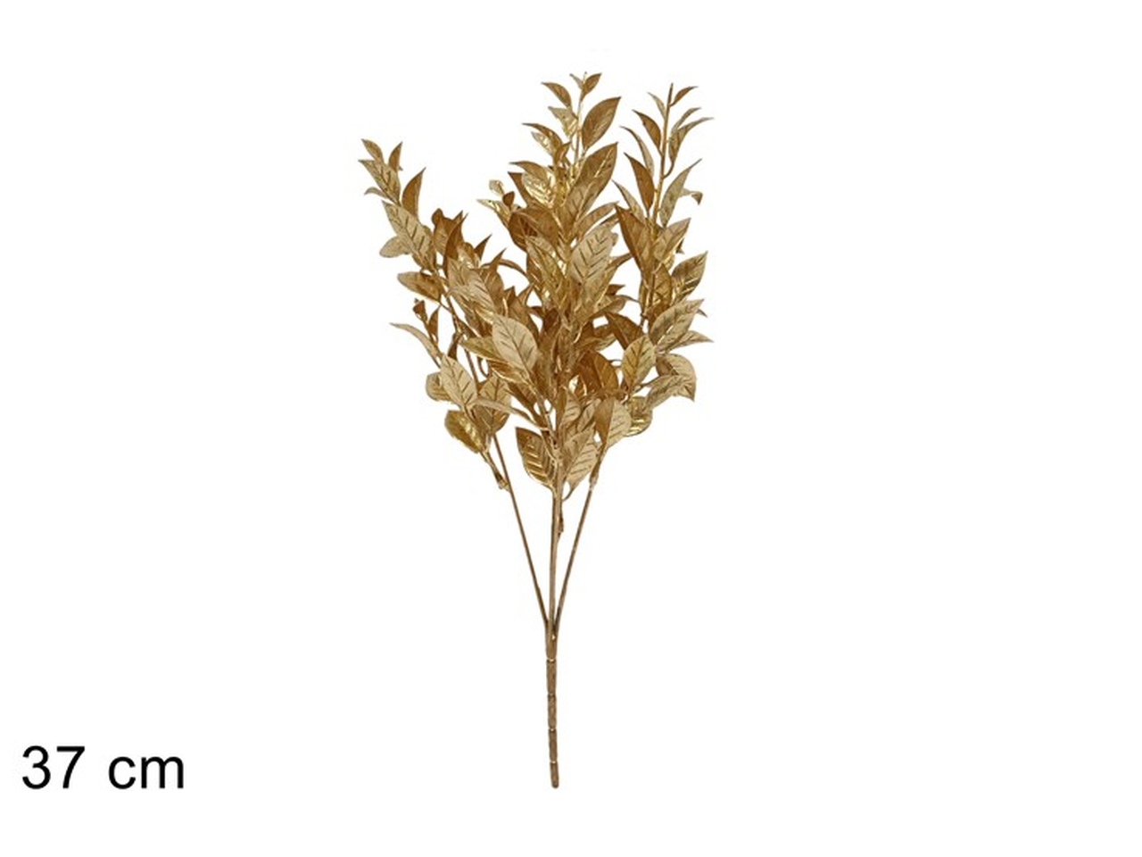 RAMO FOGLIE GLITTERATE 37CM ORO XNA24018521 RAMO FOGLIE GLITTERATE 37CM ORO XNA24018521