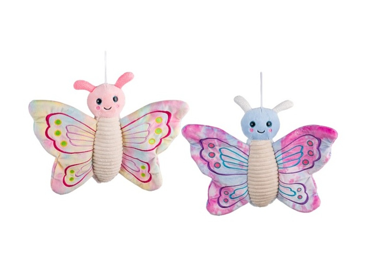 PELUCHE FARFALLA 40CM IN 2 COLORI ASSORTITI 27894