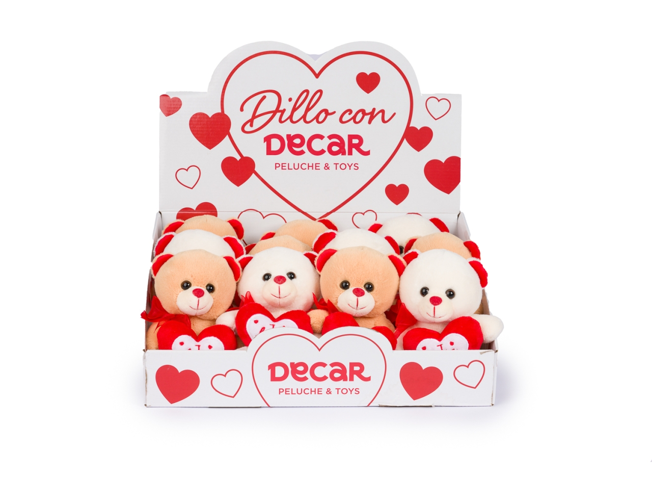 PELUCHE ORSETTI H.16CM CON CUORE 28214 PELUCHE ORSETTI H.16CM CON CUORE 28214