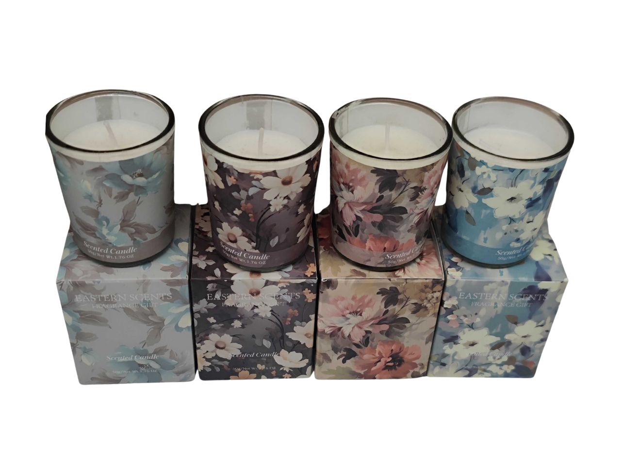 CANDELA PROF. COTONE VETRO 5XH.6CM ASS.5514700000