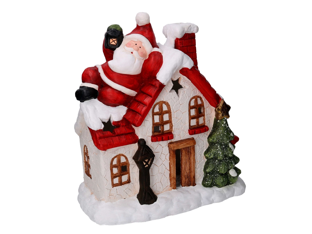 PORTACANDELE CASETTA RESINA 38X21XH.41CM 637540000