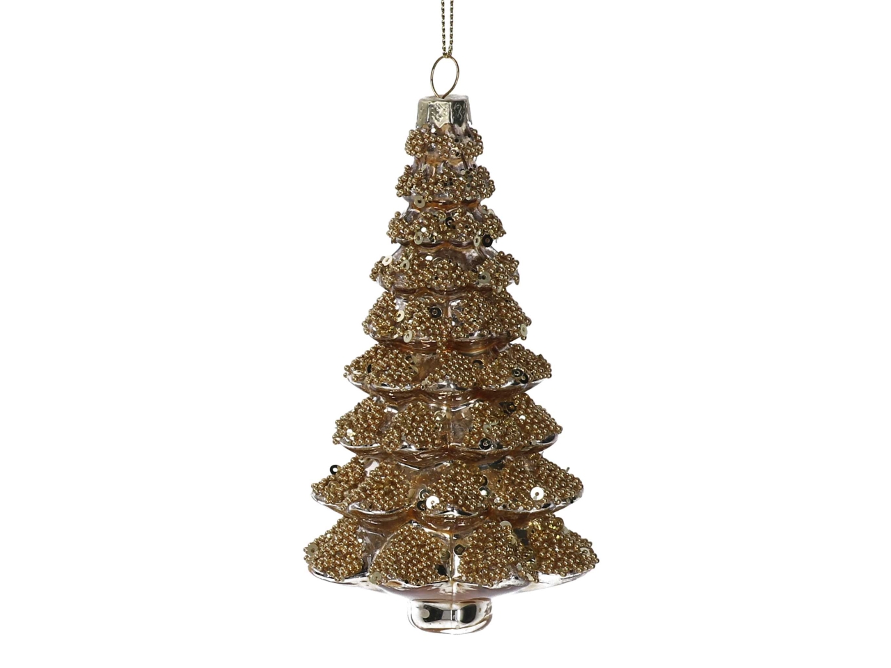 APPENDINO ALBERO VETRO 12CM ORO 7607330000