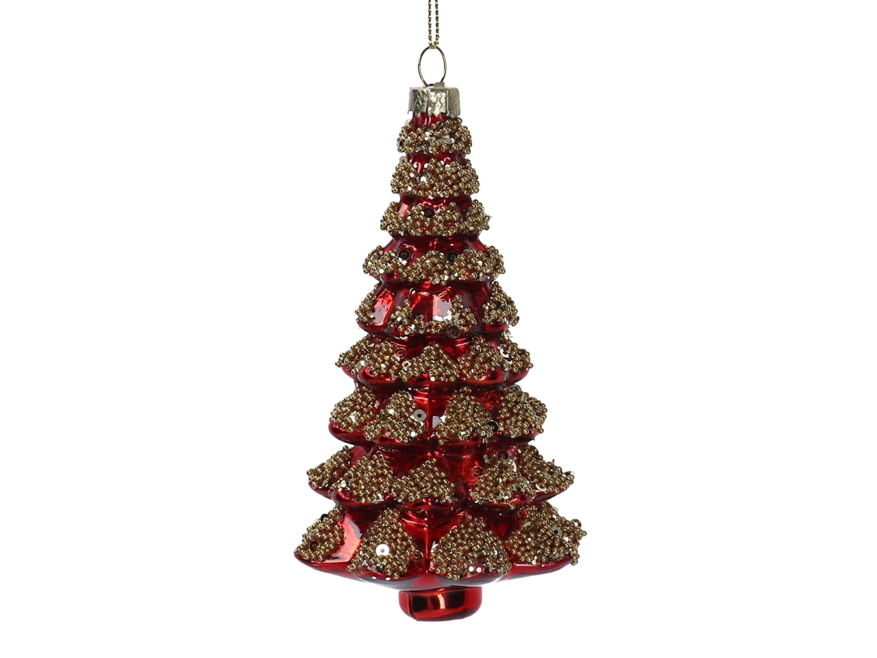 APPENDINO ALBERO VETRO 12CM ROSSO 7607340000