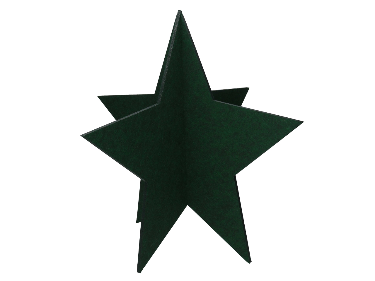 DECORAZIONE STELLA 58CM FELTRO VERDE 7617430000