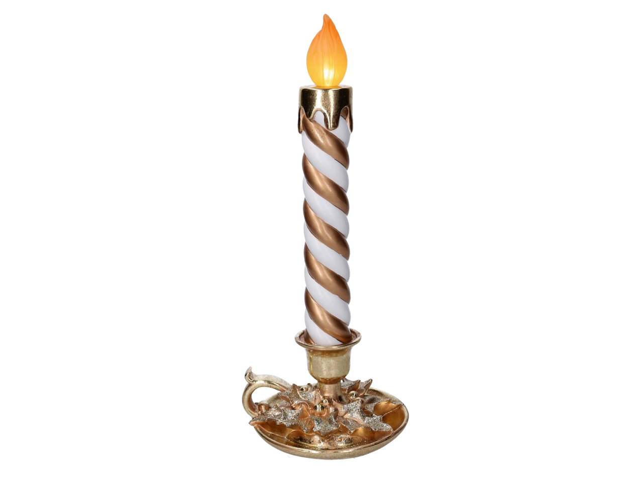 CANDELA 44,9CM RESINA ORO C/LED 7619730000