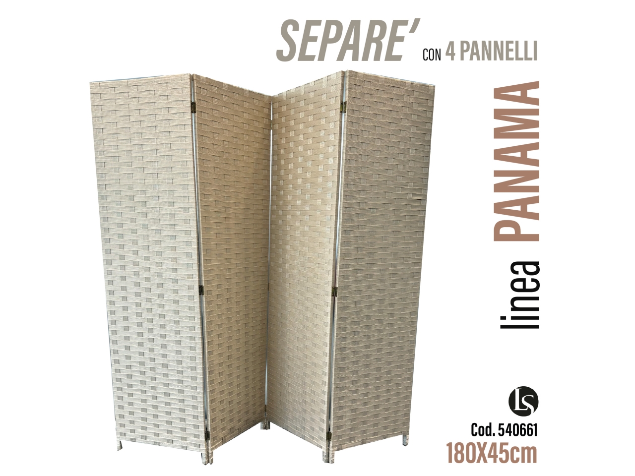 SEPARE’ 4 PANNELLI 180X45CM LS3S/4