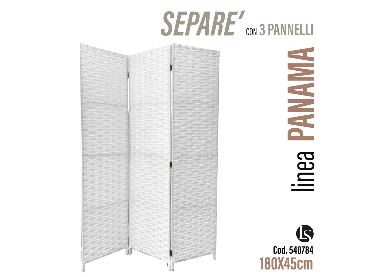 SEPARE’ 3 PANNELI 180X45CM LS6S/3