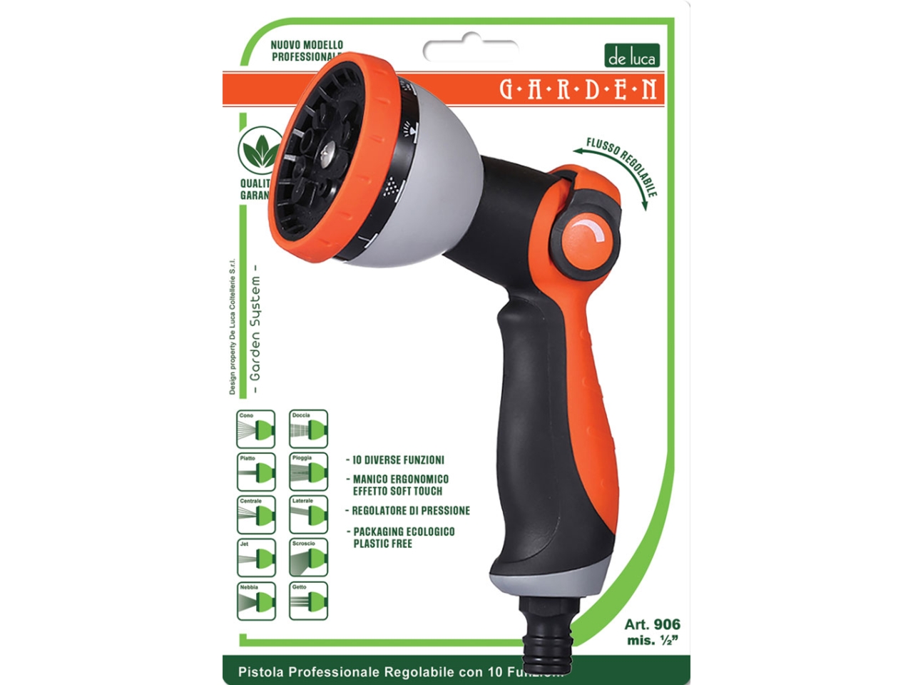 PISTOLA A LANCIA REGOLABILE PROFES. 10 FUNZ. 22906