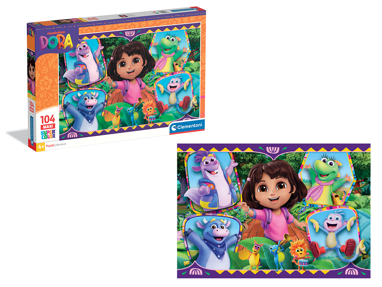 PUZZLE 104PZ MAXI DORA L’ESPLORATRICE 25077.6