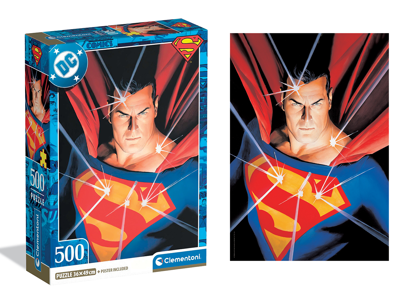 PUZZLE 500PZ COMPACT SuperMAN 2025 35601.0