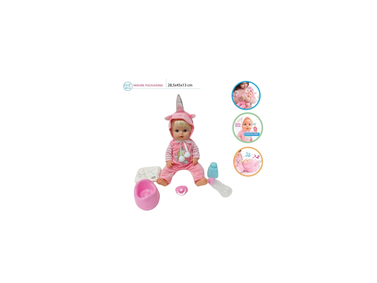 BIRBY FANTASY UNICORNO INTERATTIVO HT 339