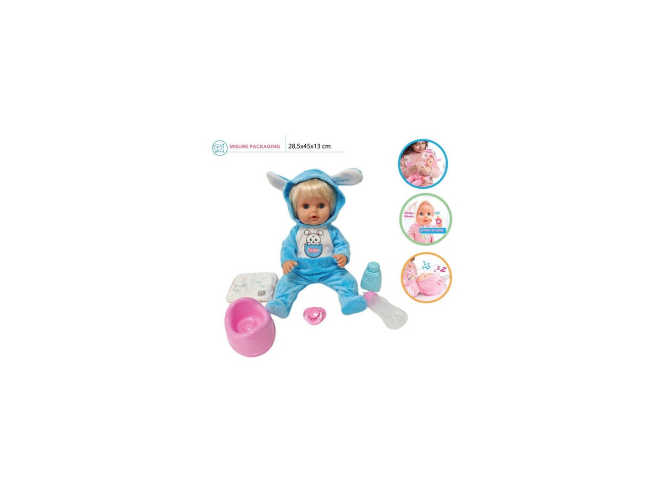 BIRBY FANTASY CONIGLIETTO INTERATTIVO HT 340