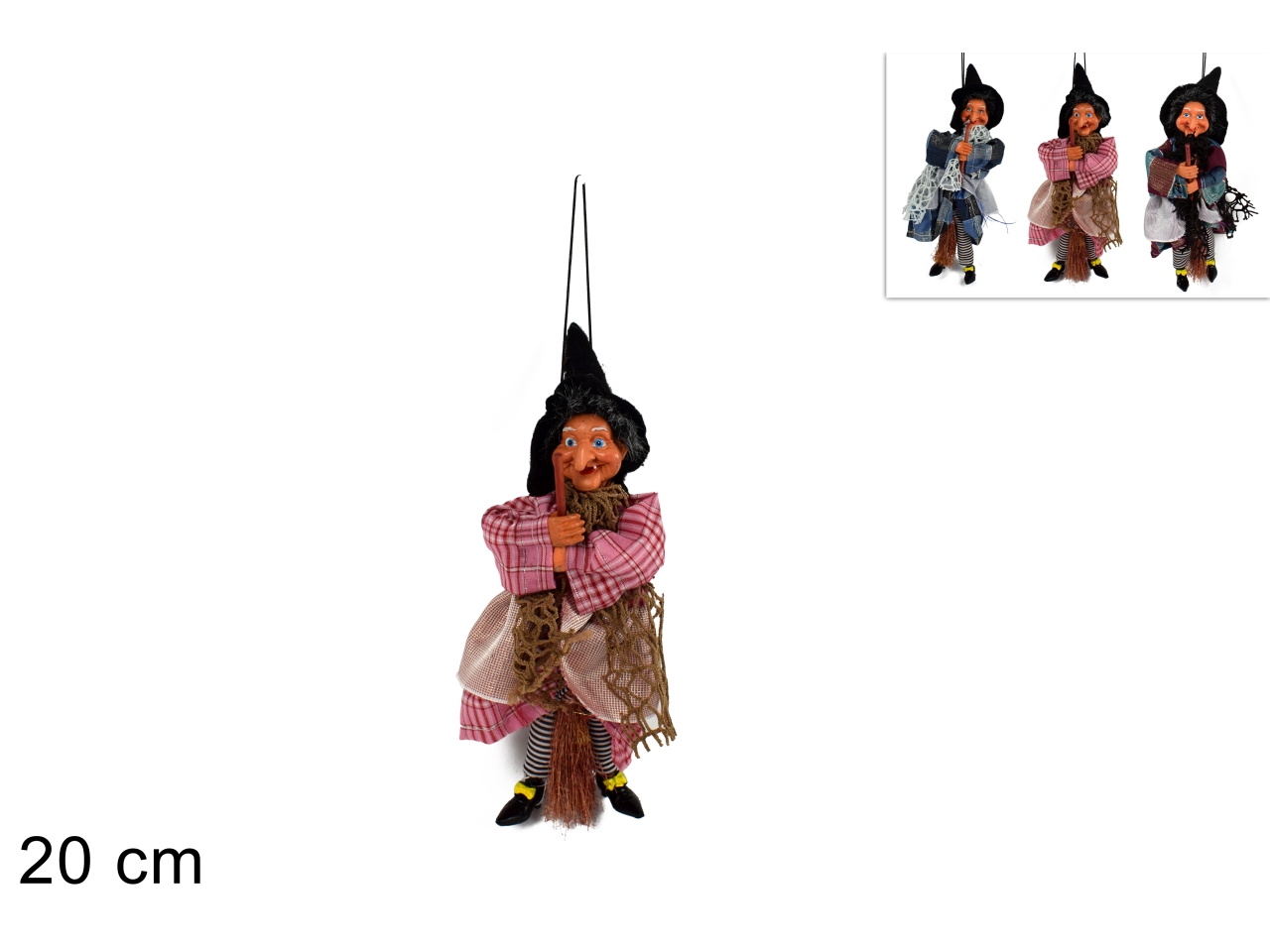 BEFANA 20CM C/SCOPA