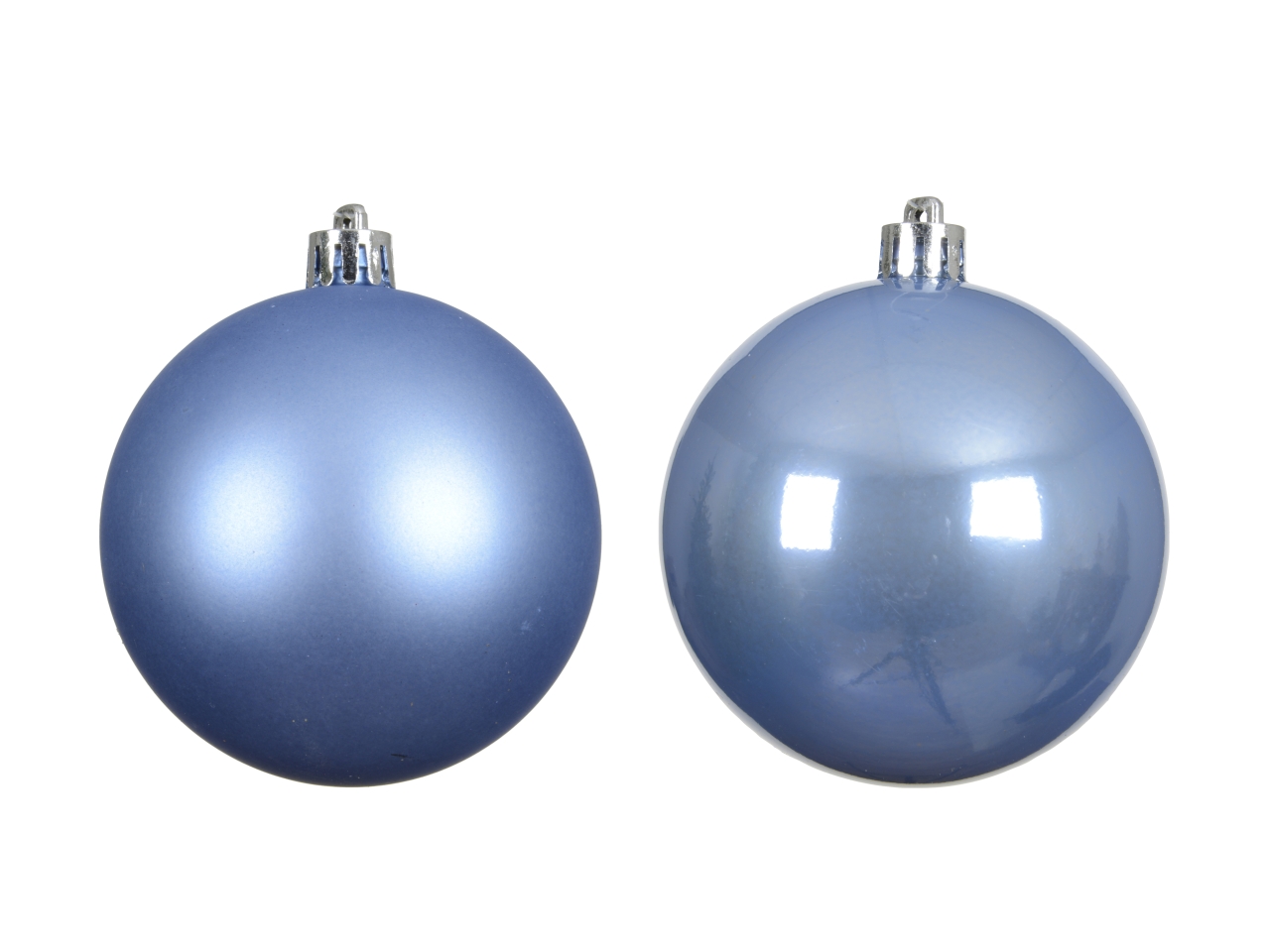 PALLA 8CM 6PZ AZZURRO CIELO LUCIDO/OPACO 022675