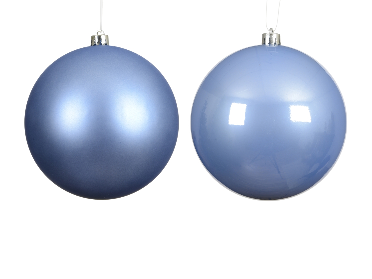 PALLA 10CM 4 pezzi AZZURRO CIELO LUCIDO/OPACO 0226