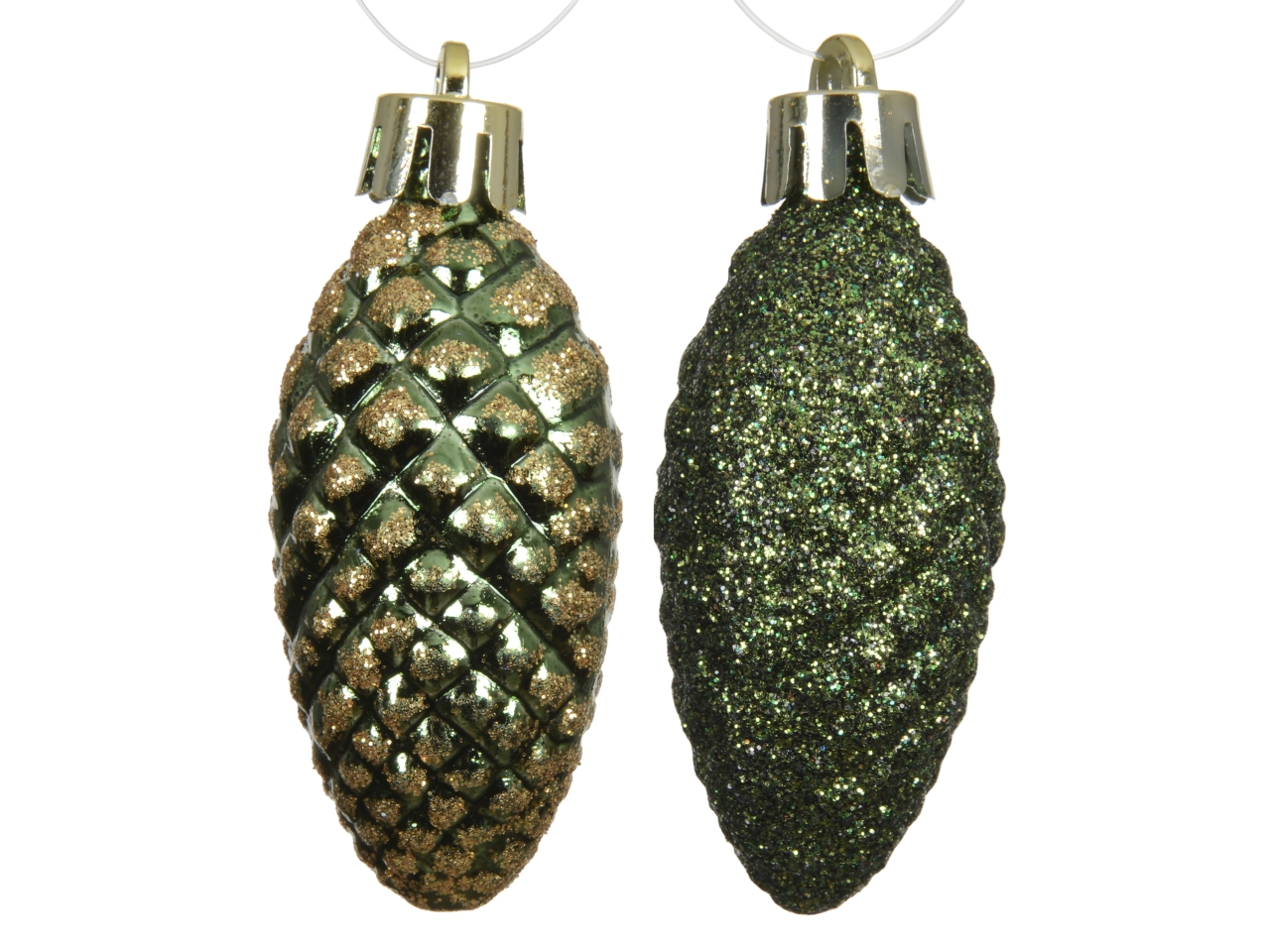 APPENDINO PIGNA 12PZ VERDE GLITTER 028491