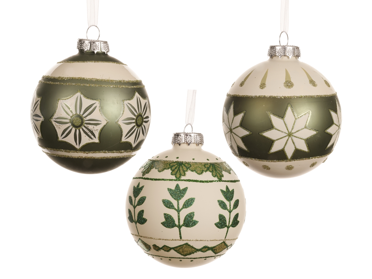 PALLA VETRO 8CM DECORATA ASS. 071031