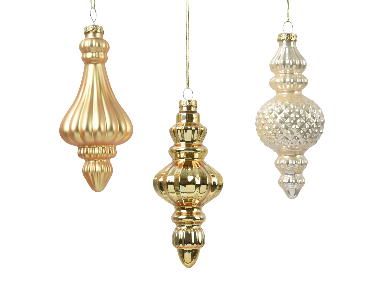 APPENDINO VETRO 15CM ORO LUC./OPACO/SMALT.122401