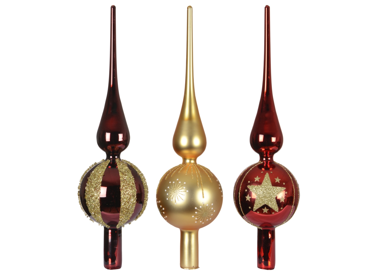 PUNTALE VETRO 31CM DECORAZIONI ASS. 170246 PUNTALE VETRO 31CM DECORAZIONI ASS. 170246